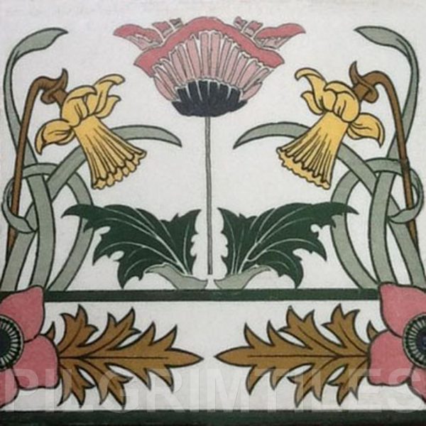 Arts & Crafts Crafts  Daffodil ceramic or porcelain tiles