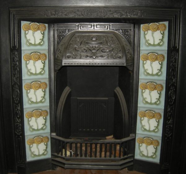 Mackintosh Rose Fireplace 10 Tile Set ref 3