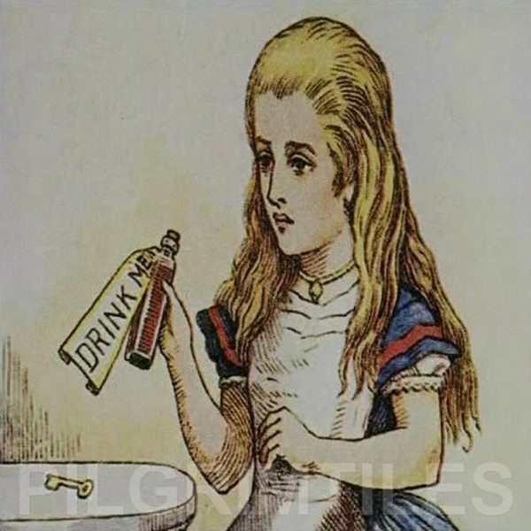 Alice In Wonderland Tile ref 42