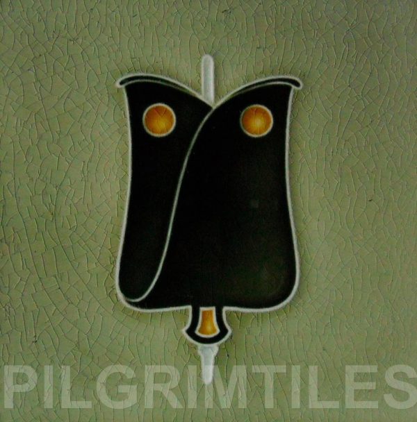 Art Nouveau ceramic or porcelain tiles ref 68