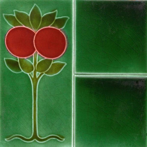 Art Nouveau ceramic or porcelain tiles ref 78