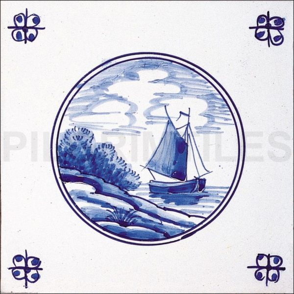 Delft Style Tile ref 1