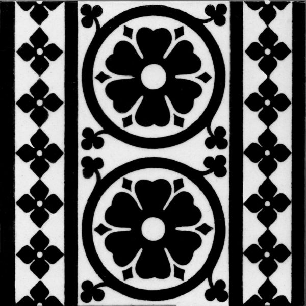 Gothic Style tile ref 1 black