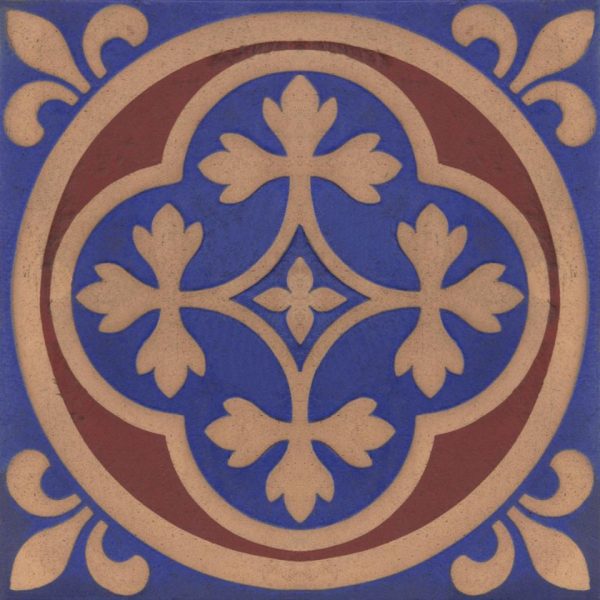 Gothic Pugin Fireplace 10 Tile Set ref 9