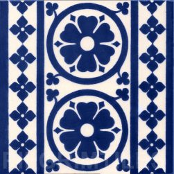 Gothic Style tile ref 1 blue