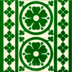Gothic Style tile ref 1 green