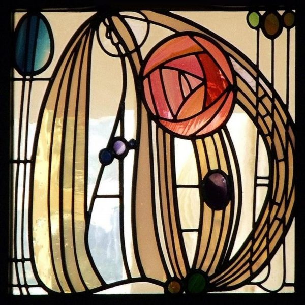 Mackintosh Glass Art Nouveau / Arts & Crafts ceramic or porcelain tiles