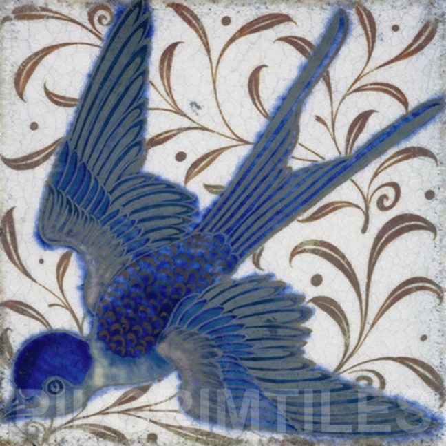 William De Morgan Swallow