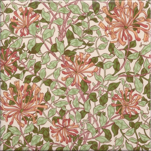 William Morris Honeysuckle  ceramic or porcelain tiles