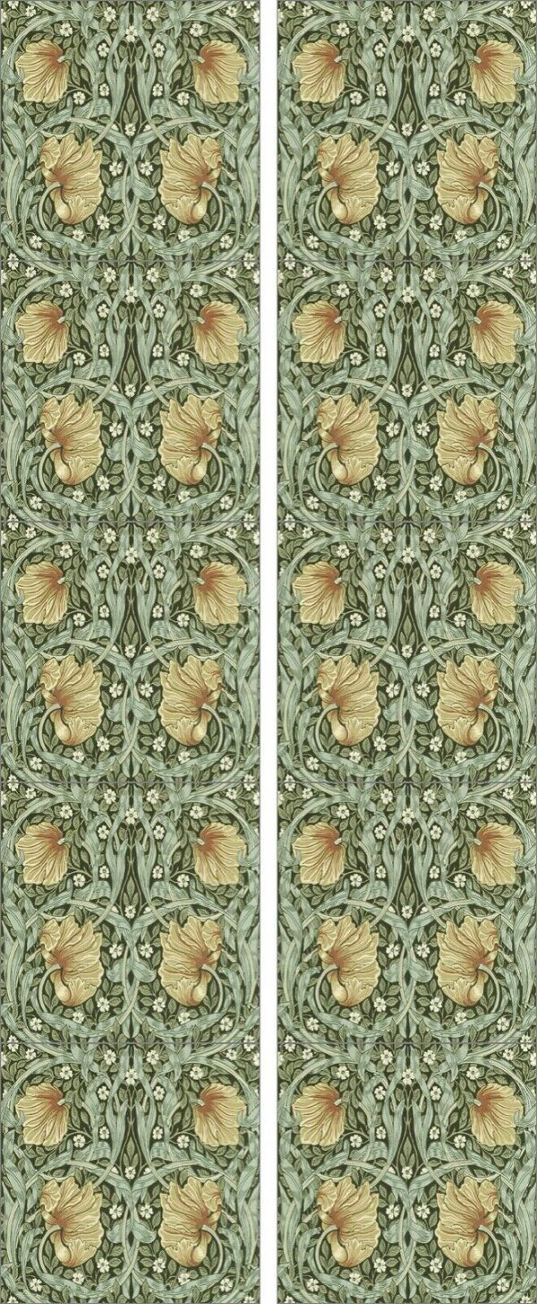 William Morris Pimpernel Fireplace Tile Set ref 5