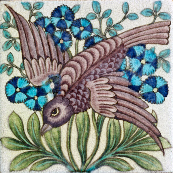 William De Morgan Diving Bird tiles ref 2