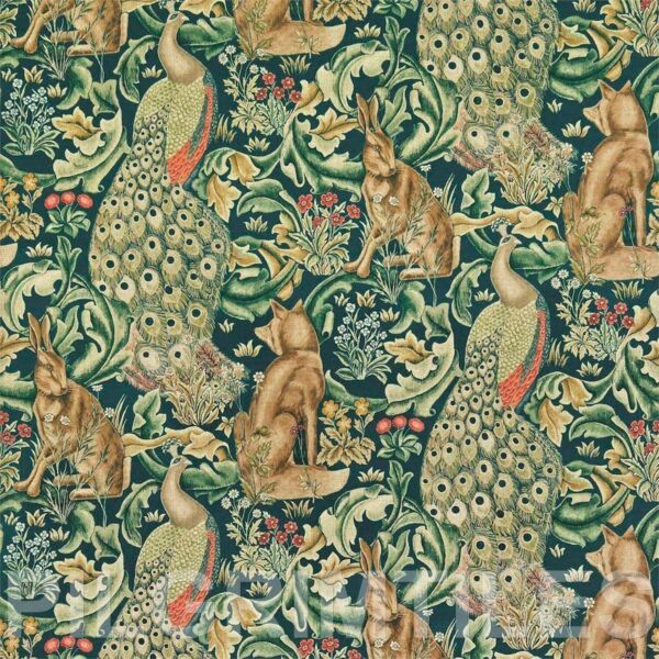 William Morris Forest tiles green