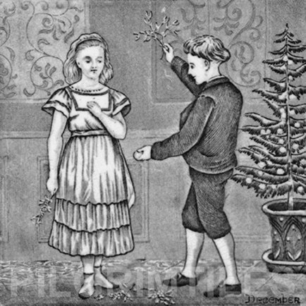 Wedgwood Victorian Calendar Tile September black - Image 2
