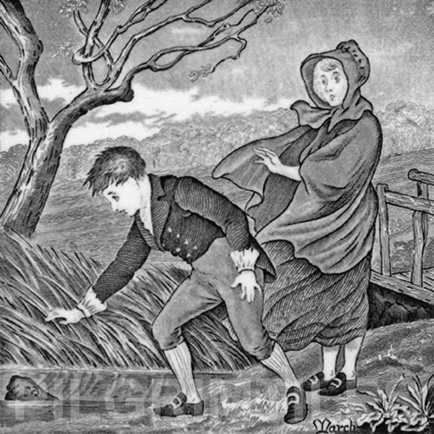 Wedgwood Victorian Calendar Tile September black - Image 10