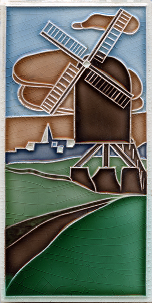 Arts Deco border tile ref 26