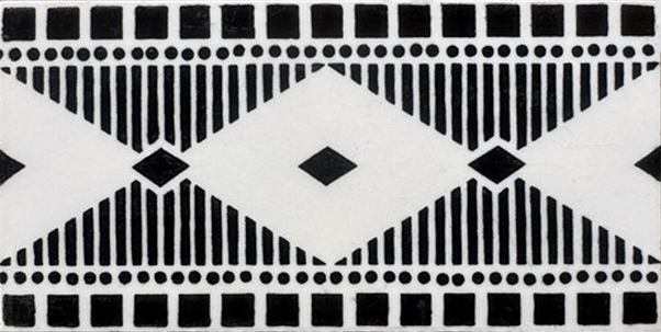 Arts Deco border tile ref 57