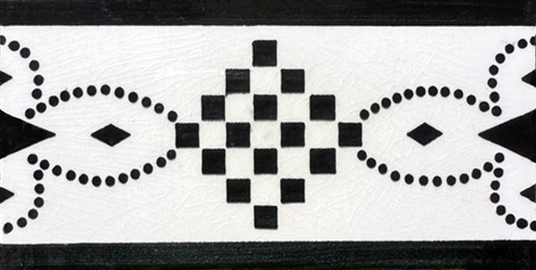 Arts Deco border tile ref 58