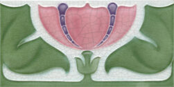 Art Nouveau Border Tile ref 1