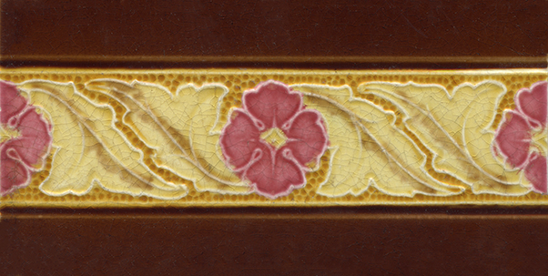 Art Nouveau Border Tile ref 21