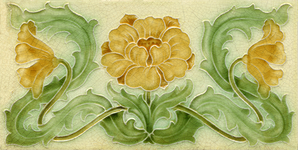 Art Nouveau Border Tile ref 3