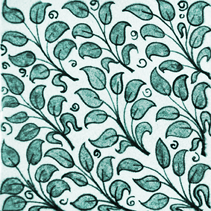 William De Morgan Exotic Bird and Fruit Tile Teal - Image 15