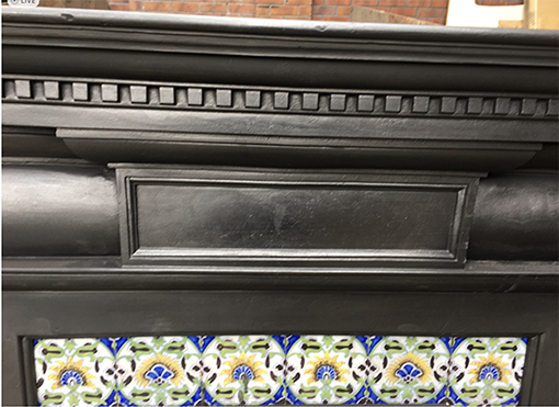 Rare Large Original Antique Delft Tiled Combination Fireplace - Image 10