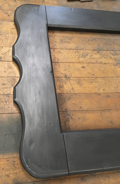Very Rare Antique Georgian Slate 3 Piece Fire Surround Suitable For Stove - Image 2
