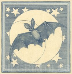 Aesthetic Movement Maw and Co. Bat tile
