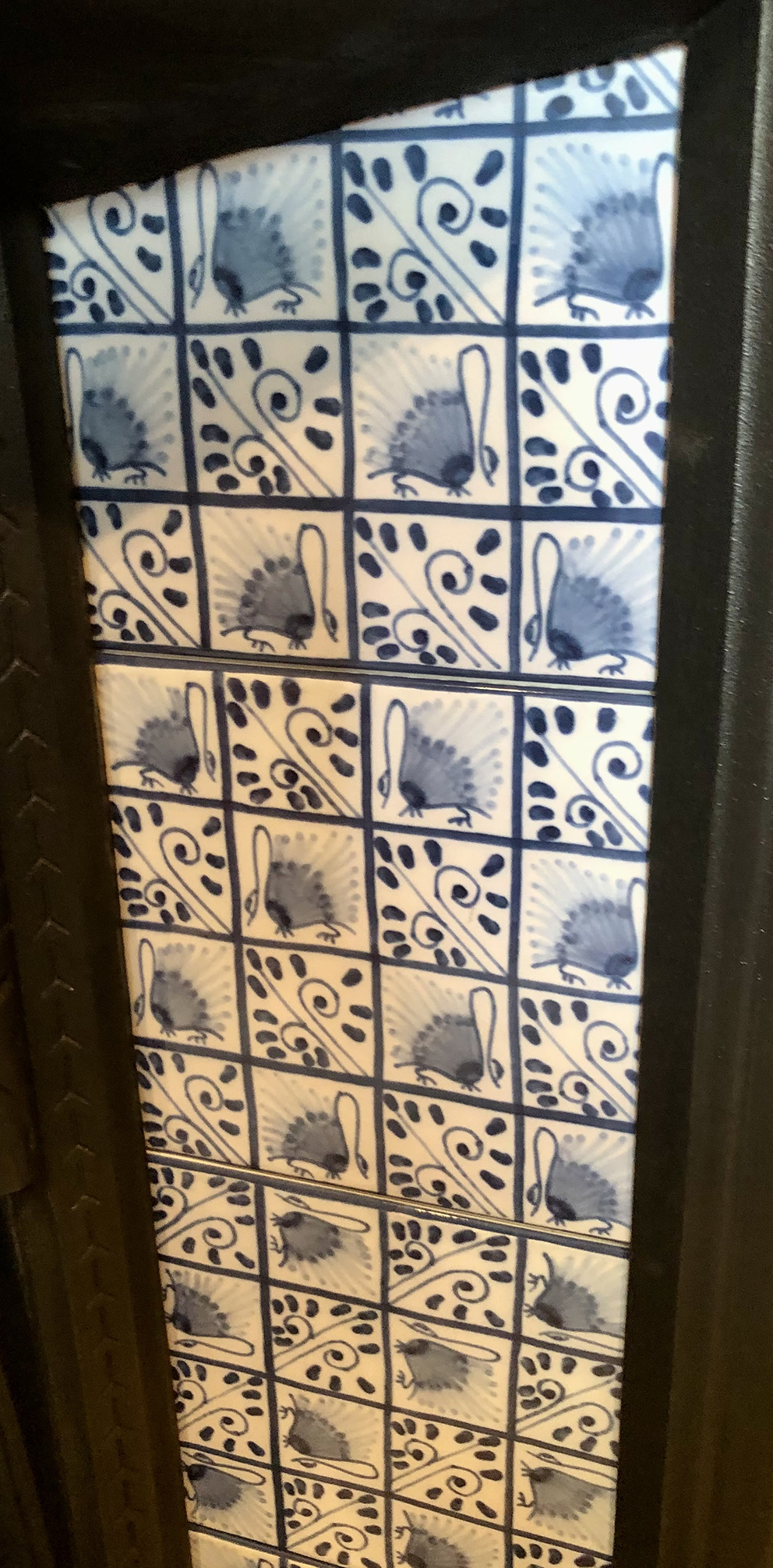 Antique Victorian Tiled Cast Iron Fireplace Insert ref i2601 - Image 9